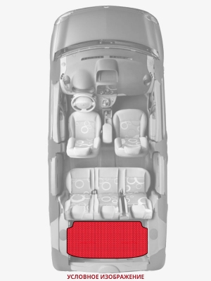 ЭВА коврики «Queen Lux» багажник для ГАЗ 22